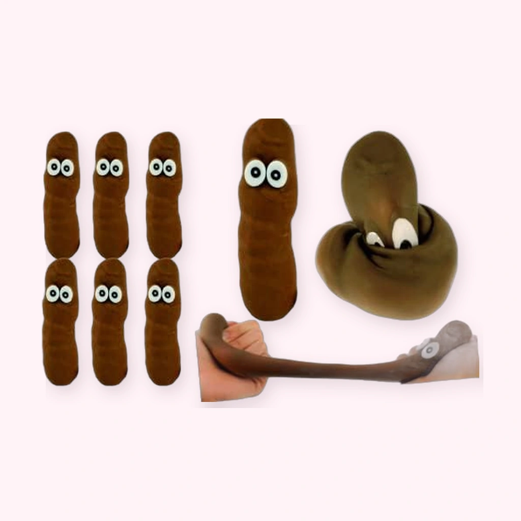 Squishy de cocó falso - Pack de 6 brinquedos elásticos para apertar Fidget