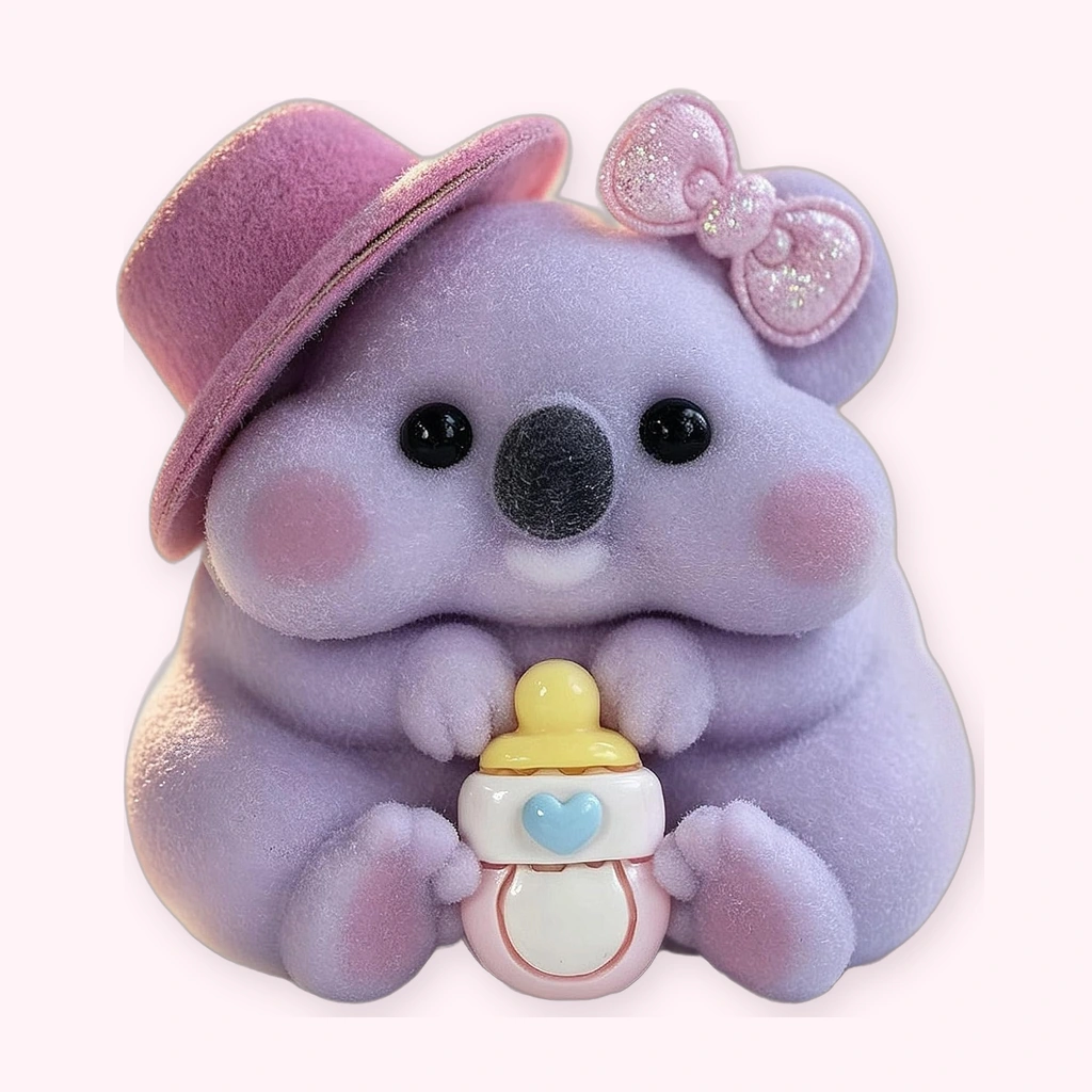Fluffy Koala Squishy Soft Squeeze Sensory Toy for Kids