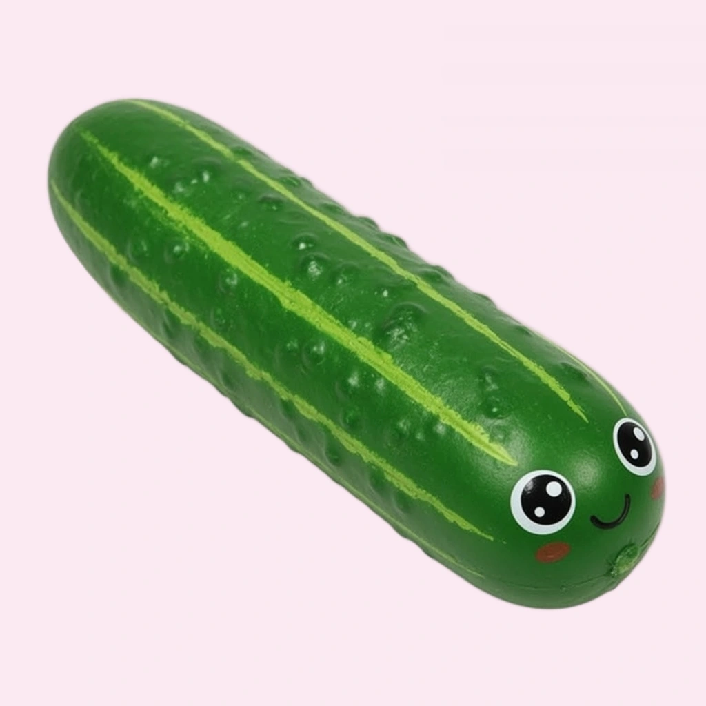 Giant Cucumber Squishy, a Cool Twist on Pickle Squishy
