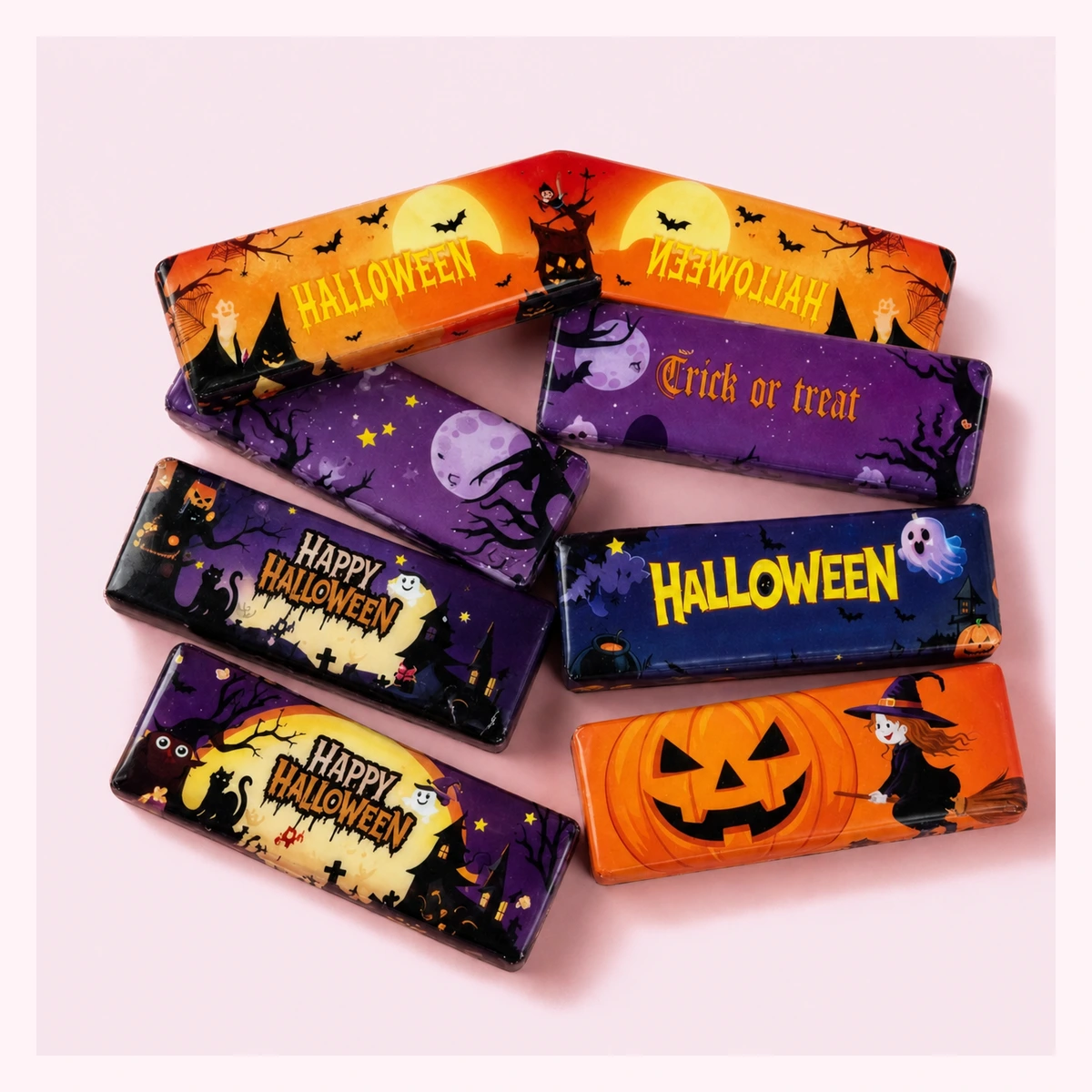 Halloween Butter Squishies 7-Piece Set — Assorted Slow-Rising Toys