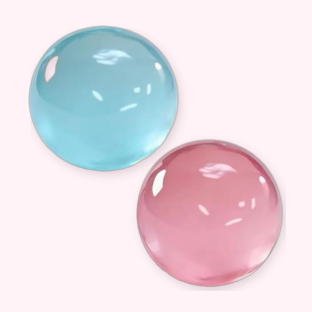 Handmade Coconut Oil Squishy, Two-Tone Slow-Rise Toy