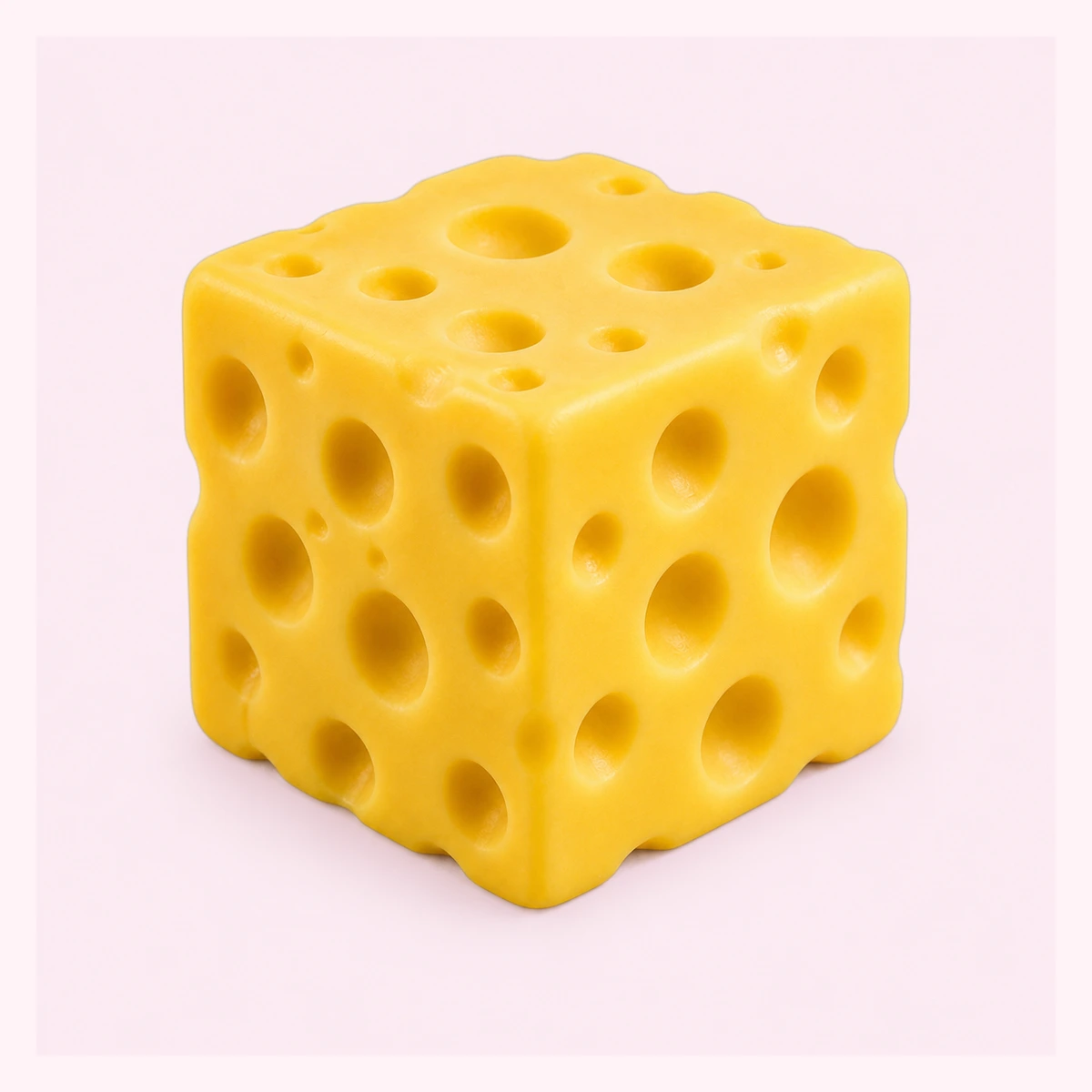 Jumbo Cheese Squishy, Big Two-Hand Squeeze Toy