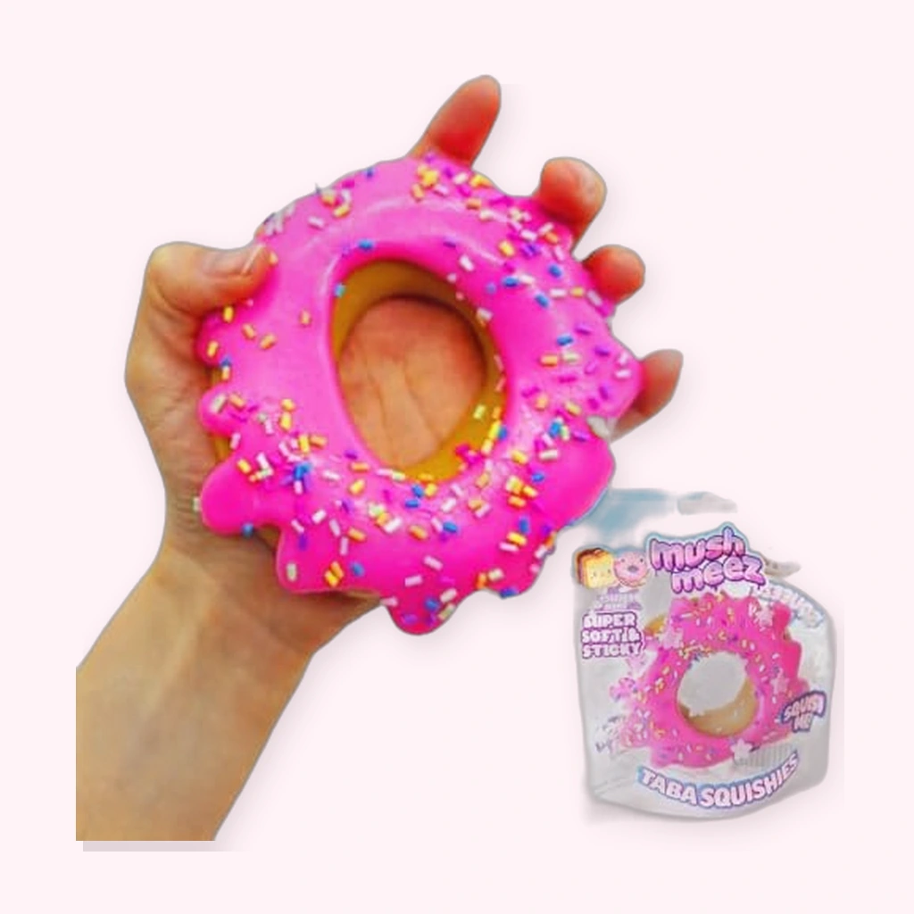 Jumbo Donut Squishy Soft Sticky Layered Squeeze Toy