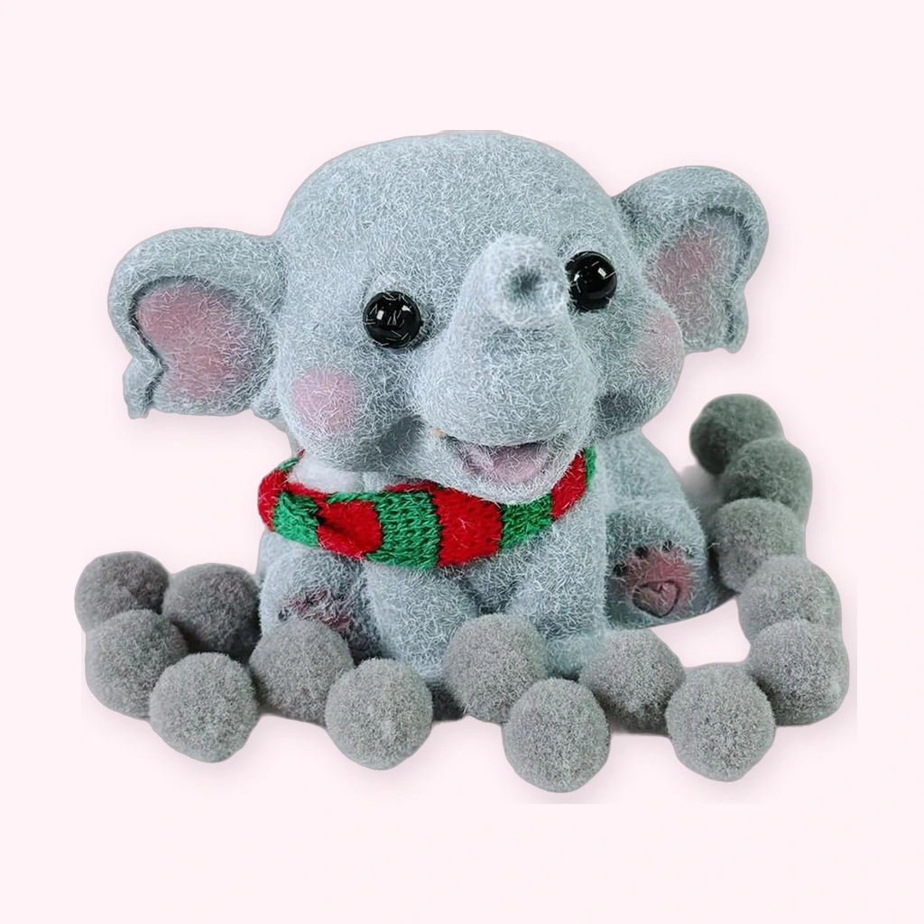 Jumbo Elephant Squishy Fuzzy Soft Squeeze Slow Rising Toy
