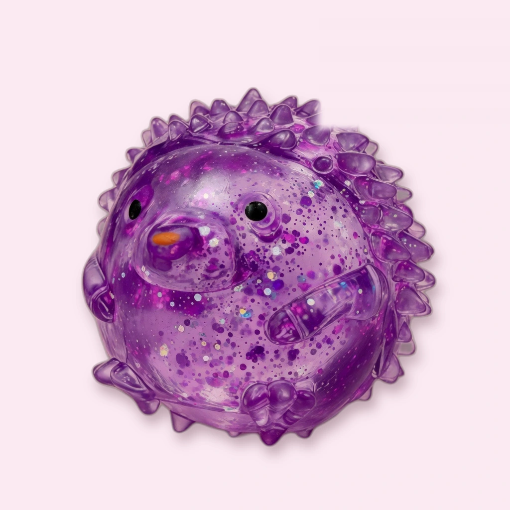 Jumbo Hedgehog Squishy Glitter Water Bead Squeeze Toy