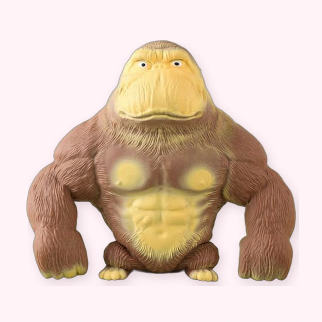 Jumbo Monkey Squishy 8 Inch Stretchy Gorilla Squeeze Toy