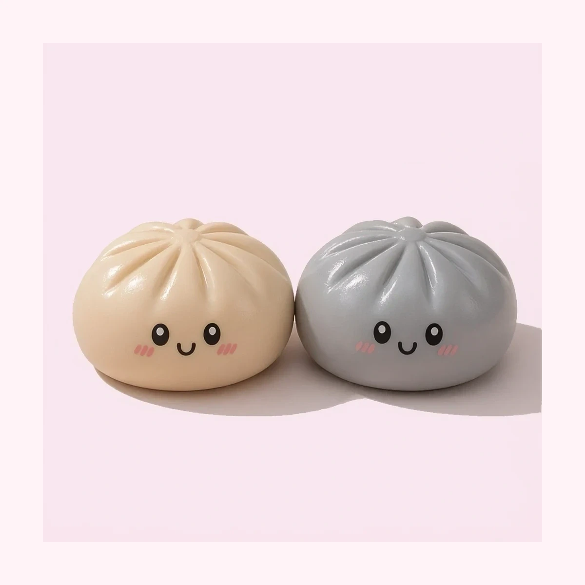 Baozi Squishy Stress Ball – Kawaii Dumpling Mochi Sensory Fidget Toy