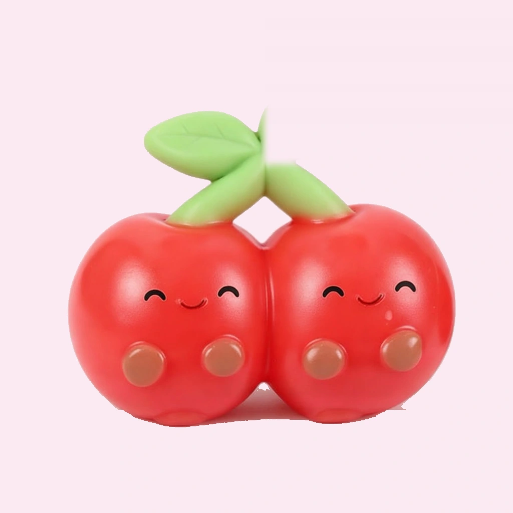 Squishy Kawaii Cherry Fofo Brinquedo Sensorial de Aperto