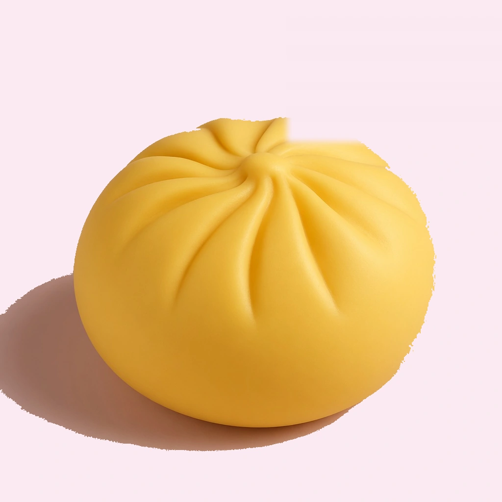 Kawaii Dumpling Squishy Cute Smiley Squeeze Toy