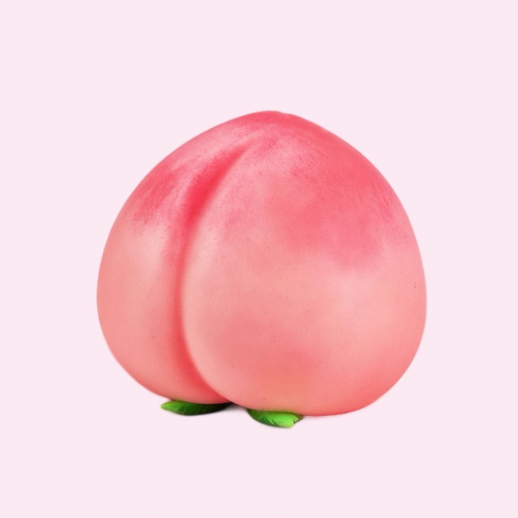 Kawaii Peach Squishy Big Soft Squeeze Stress Relief Toy