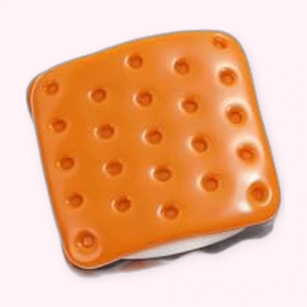 Large Sandwich Squishy Soft Smore Cookie Stretch Stress Toy