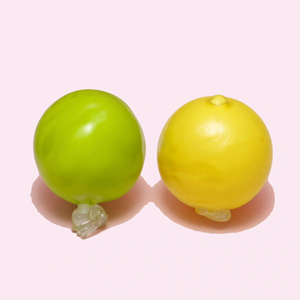 Lemon сквіш Fidget Ball, 2 Pack Soft Squeeze Wax Sensory Toy