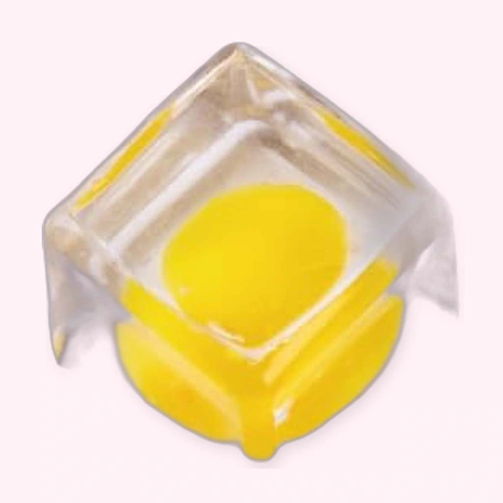 Lemon Squishy Ice Cube, Clear Soft Squeeze Fidget Stress Toy