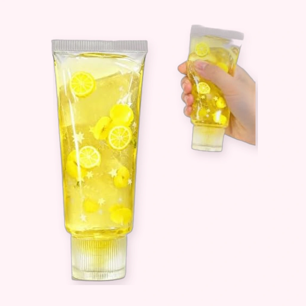 Lemon Toothpaste Squishy, Zesty Soft Squeeze Fidget