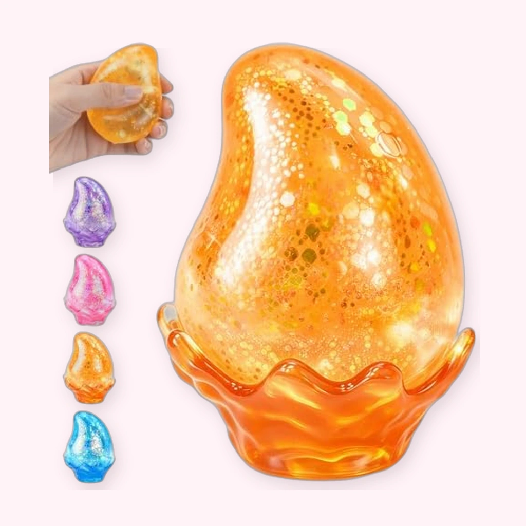 Malt Sugar Squishy Raindrop, Grainy Slow-Rise Squeeze