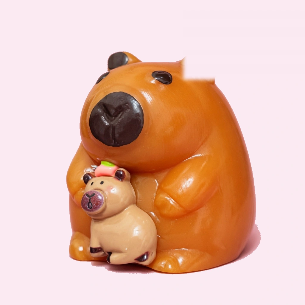 Mama and Baby Capybara Squishy Soft Slow Rising Stress Toy