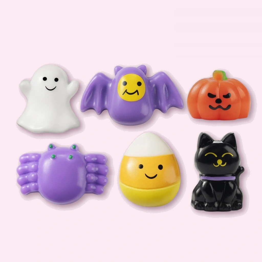 Mini Ghost Squishy 6 Pack Soft Mochi Squeeze Toys