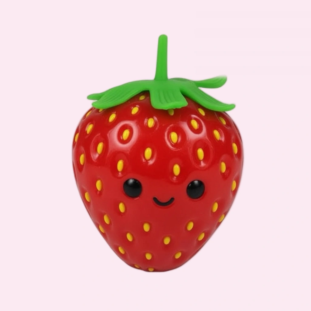 Mini Strawberry Squishy, Pocket Berry with a Big Squeeze