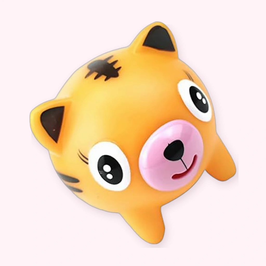 Mini tiger squishy tongue pop squeeze ball