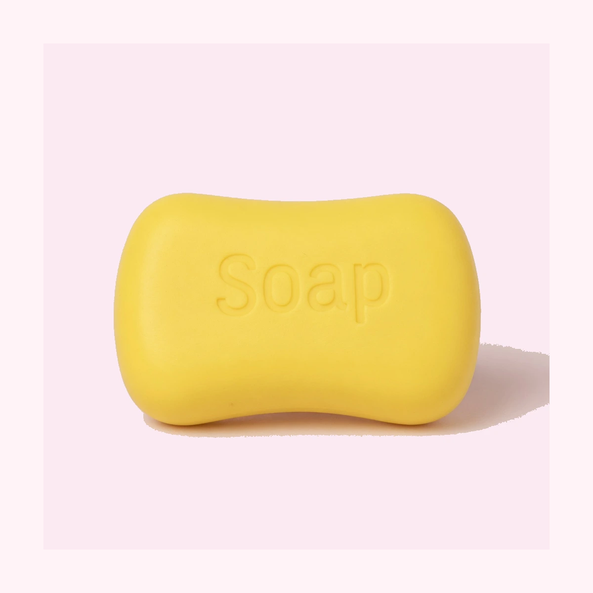 Mini Yellow Soap Squishy Crunchy Bead-Filled Stress Toy