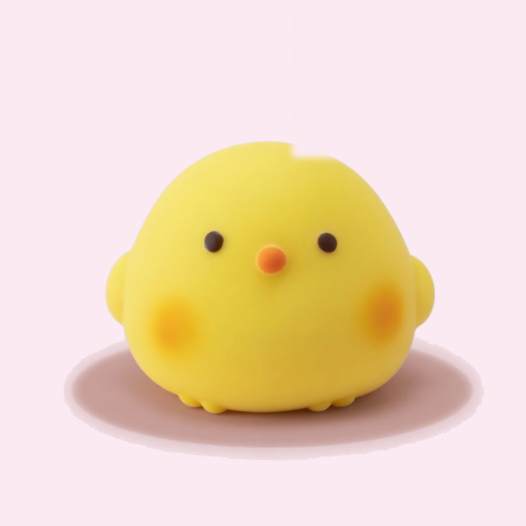 Mochi Chick Squishy, Slow Rising Kawaii Squeeze Fidget Toy