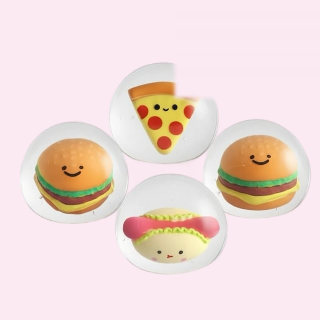 Mochi Hot Dog Squishy 3 Pack of Fast-Food Minis