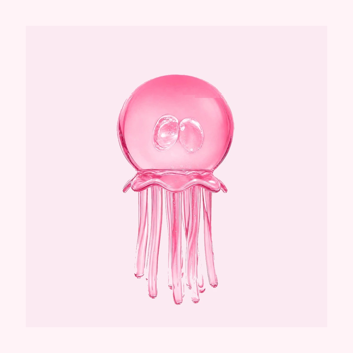Mochi Jellyfish Squishy Soft Squeeze Stress Toy, Pink