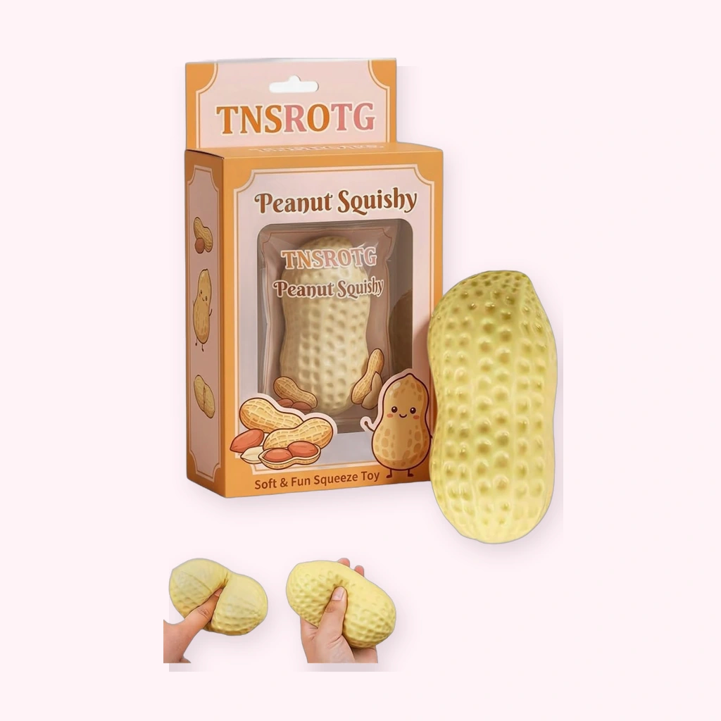 Moldable Peanut Squishy — Sculpt, Squash, Reshape on Repeat