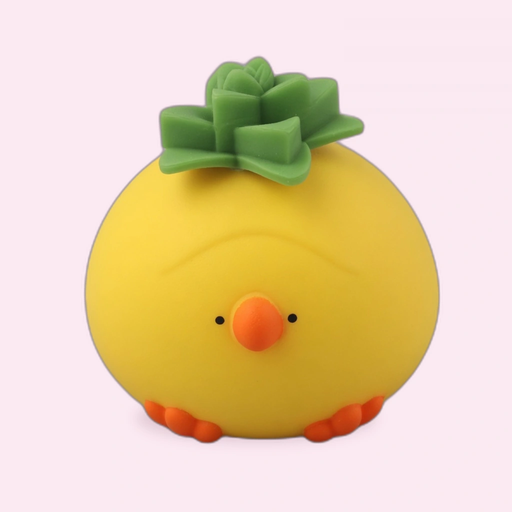 Pineapple Chick Squishy, Kawaii Soft Squeeze Sensory Toy