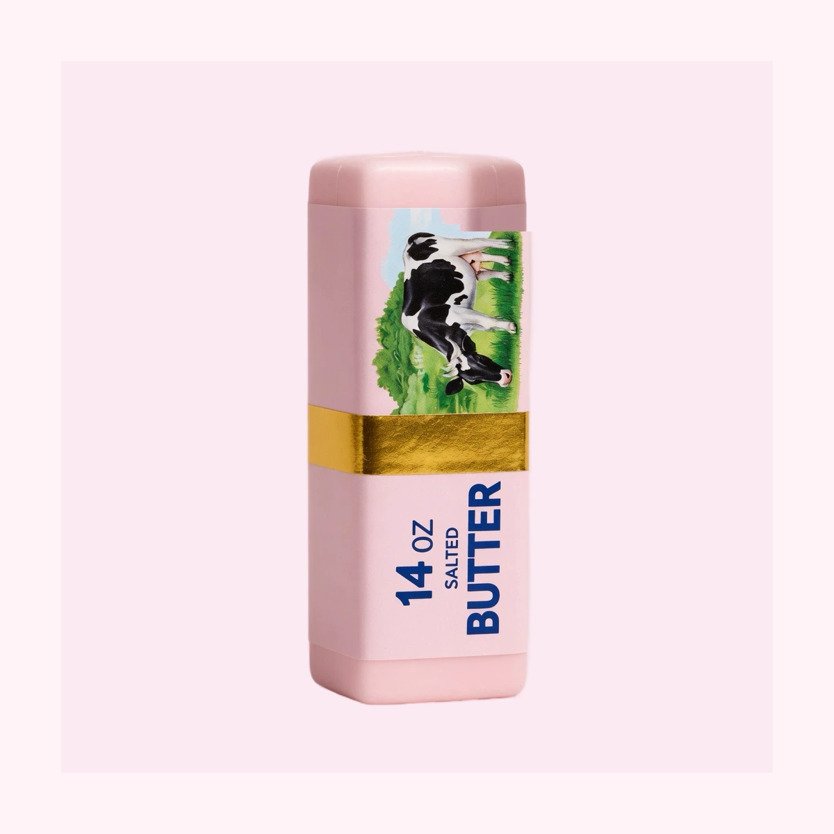 Pink Butter Squishy – Realistic Slow-Rising Butter Stick Stress Toy