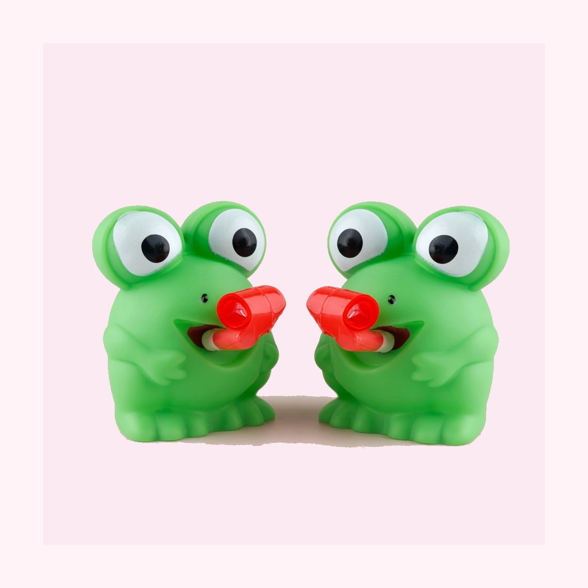 Puking Tongue Frog Squishy 2 Pack Funny Squeeze Toy
