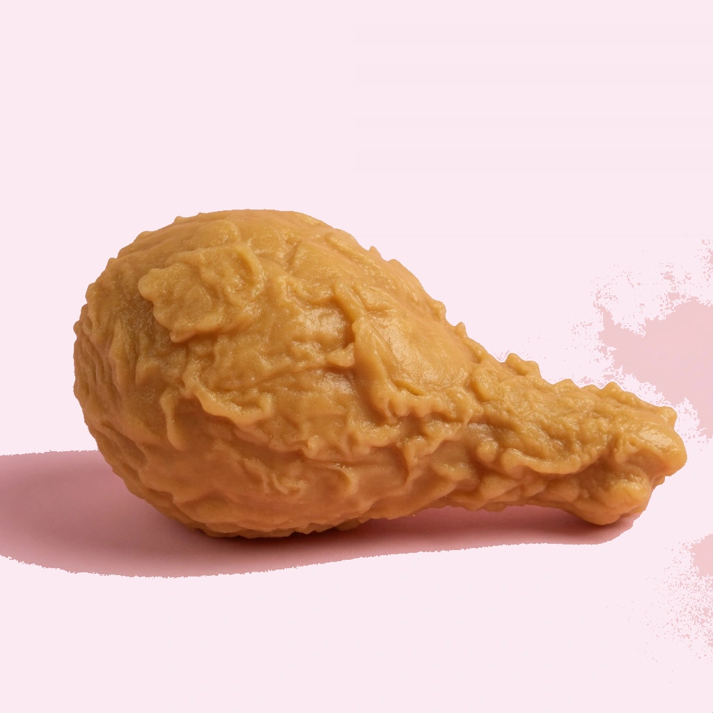Realistic Fried Chicken Squishy Drumstick Squeeze Stress Toy