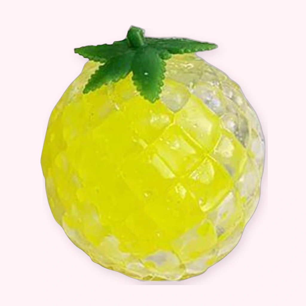 Realistic Pineapple Squishy Squeeze Sensory Fidget Fruit Toy