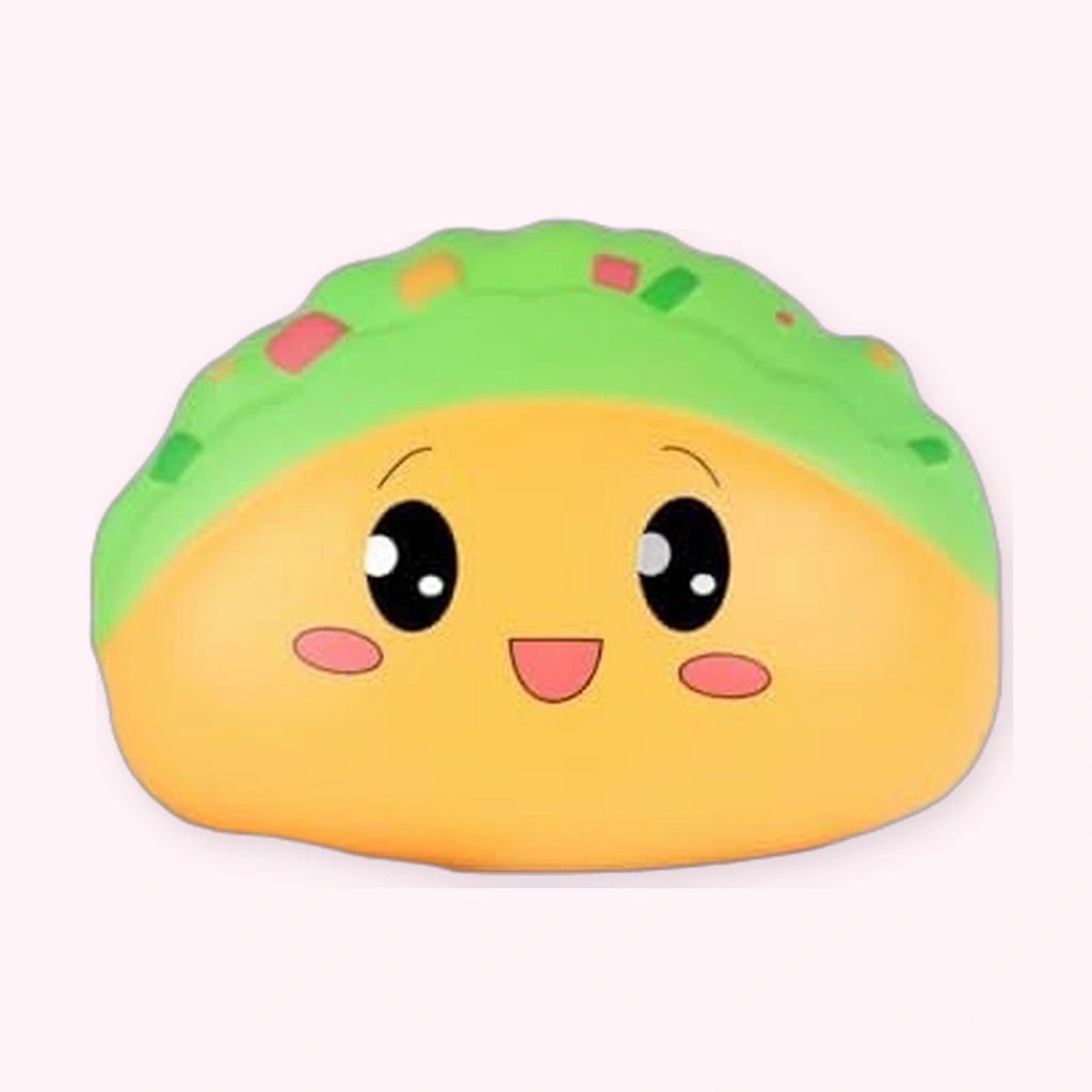 Realistic Taco Squishy, Soft Scented Slow Rising Fidget Toy