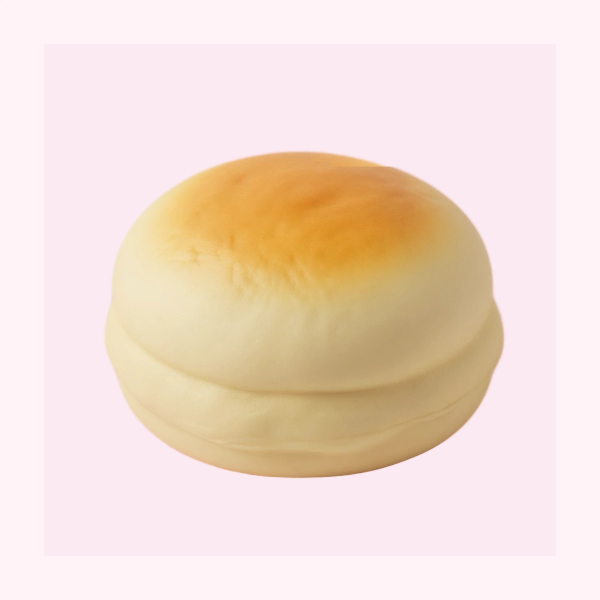 Round Bread Squishy Soft Milk Bun Slow Rising Toy
