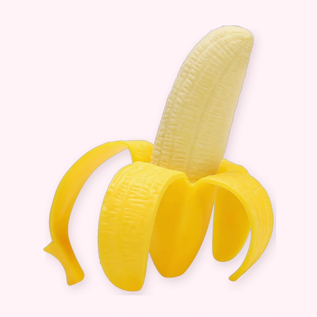 Scented Banana Squishy, Sweet-Smelling Soft Squeeze Fidget