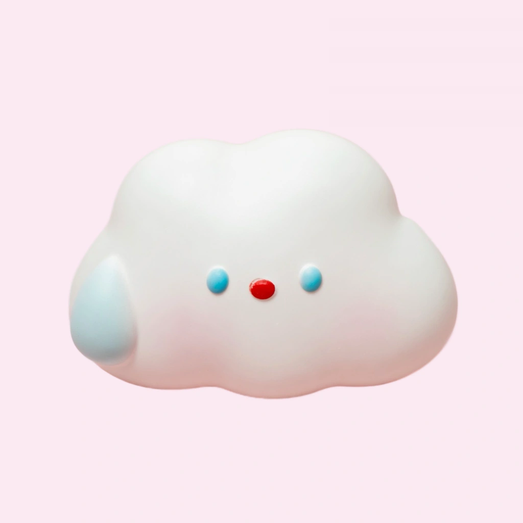 Scented Cloud Squishy Squeeze Toy, Soft TPR Mochi Squishy