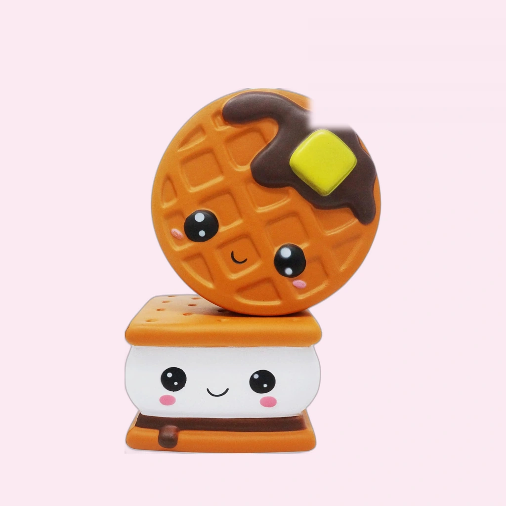Scented Waffle Squishy Slow Rising Kawaii Squeeze Toy