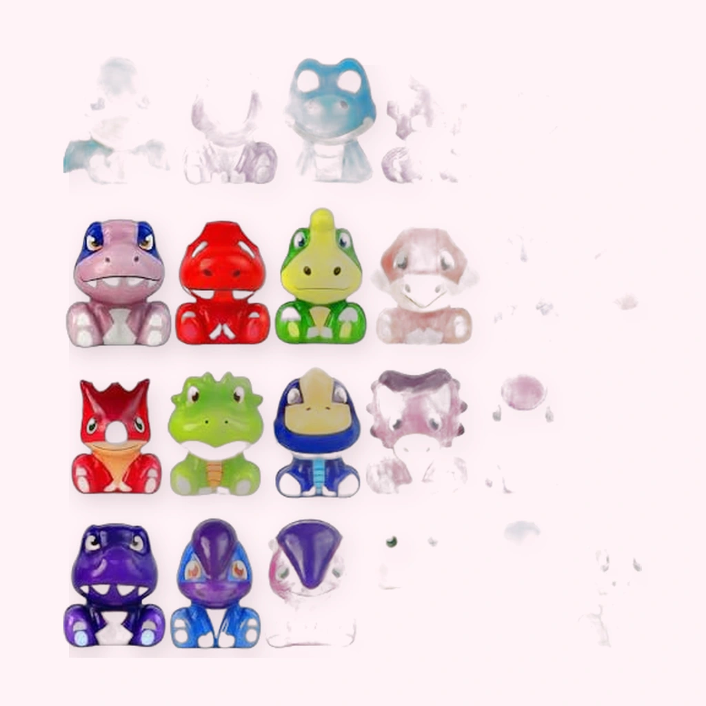 Slow Rising Dinosaur Squishy Toys, 24 Piece Bulk Set