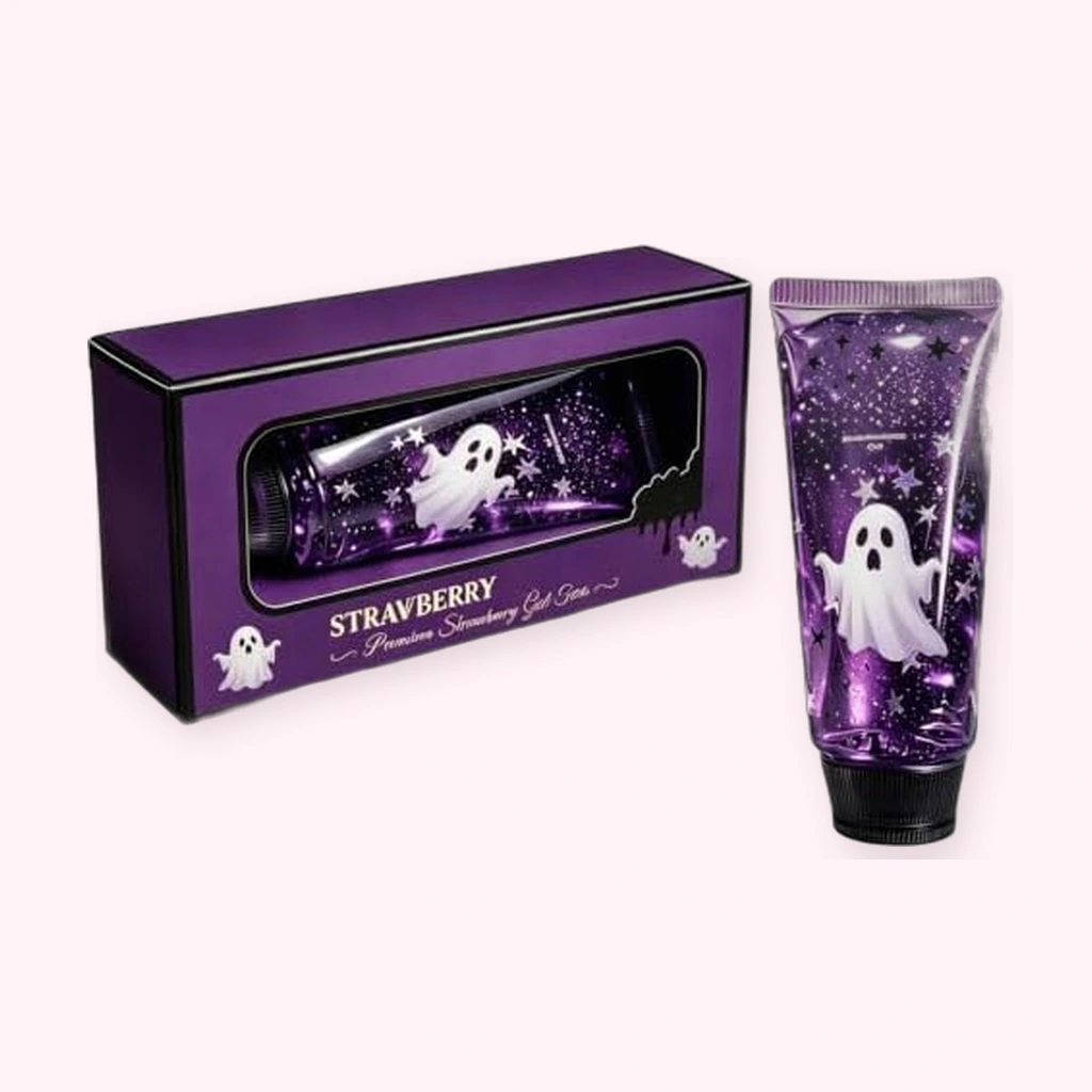 Slow Rising Ghost Squishy Glitter Tube Squeeze Toy