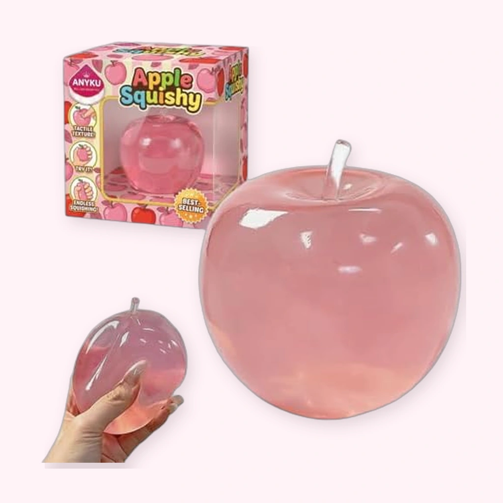 Soft Apple Squishy, Pillowy Oversized Squeeze Toy