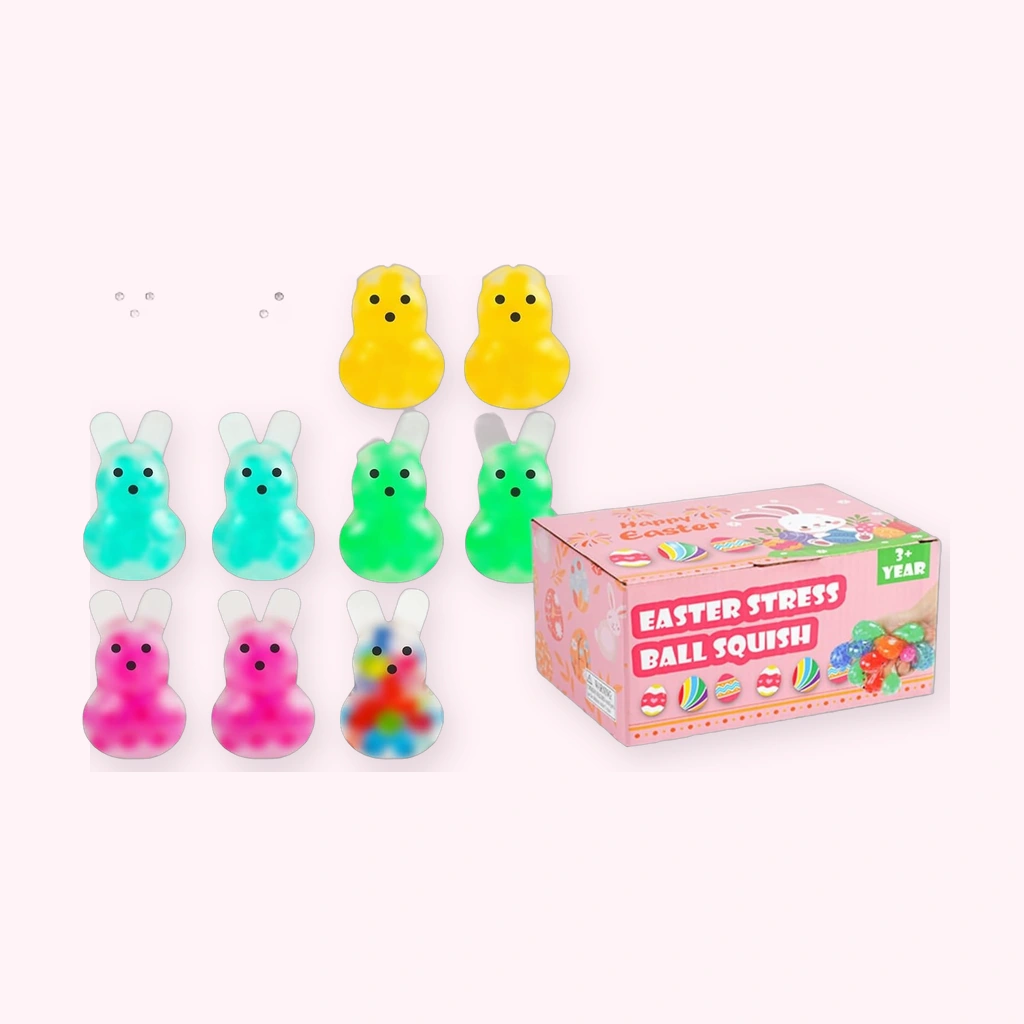 Soft bunny squishy 28 pack bulk squeeze party favor toy