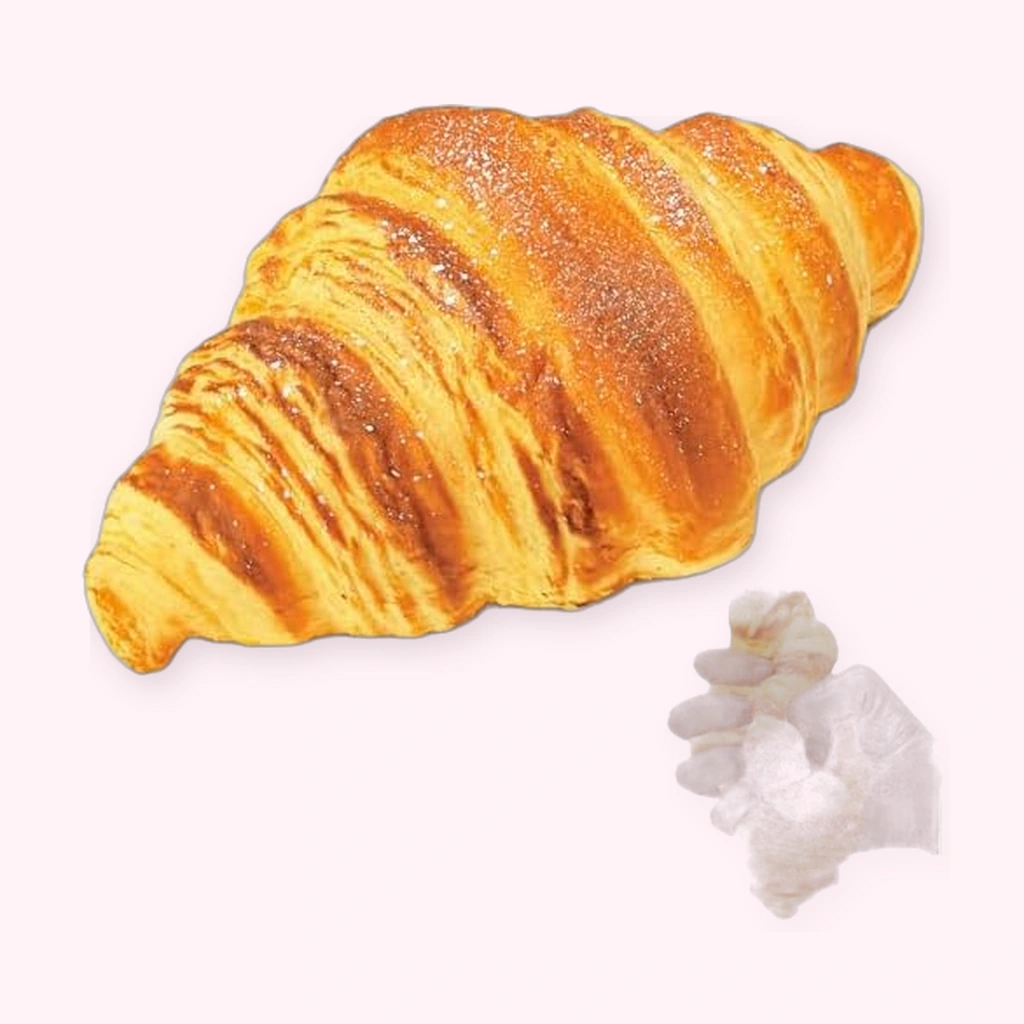 Soft Croissant Squishy, Slow Rising Squeeze Stress Ball Toy
