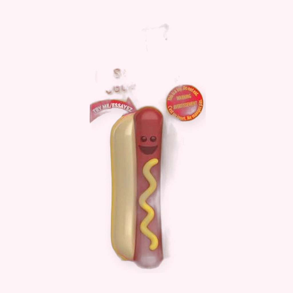Soft hot dog squishy fidget toy slow rising squeeze stress relief toy