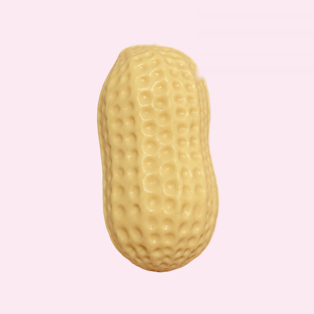 Soft Peanut Squishy Fidget Toy — One-Handed Squeeze for Calm