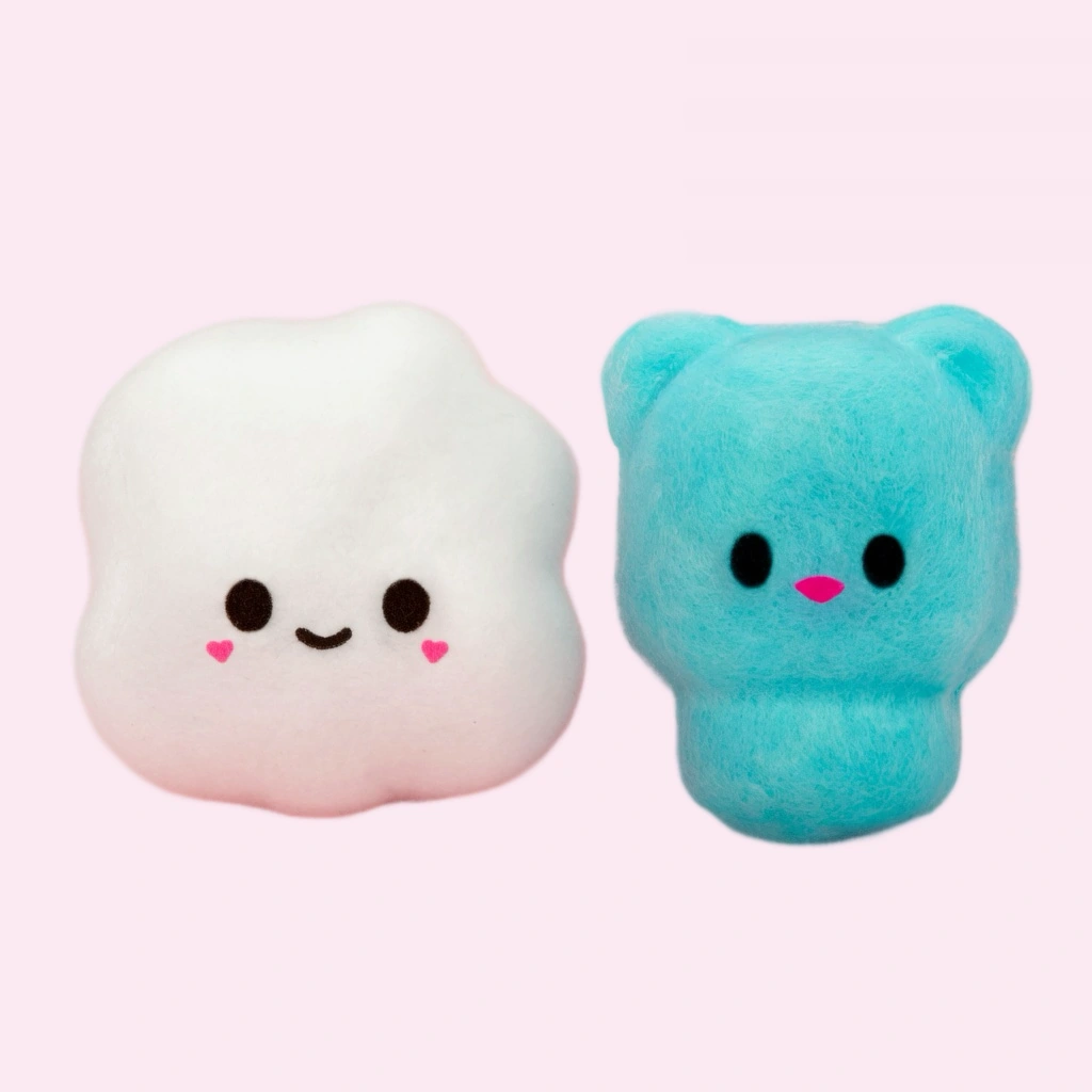 Soft Popcorn Squishy &amp; Gummy Bear Minis Squeeze Sensory Toy