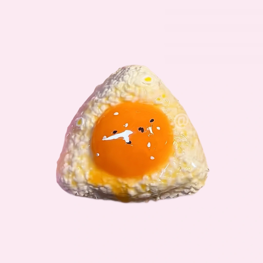 Souffle Rice Ball Squishy Egg Yolk Squeeze Stress Toy
