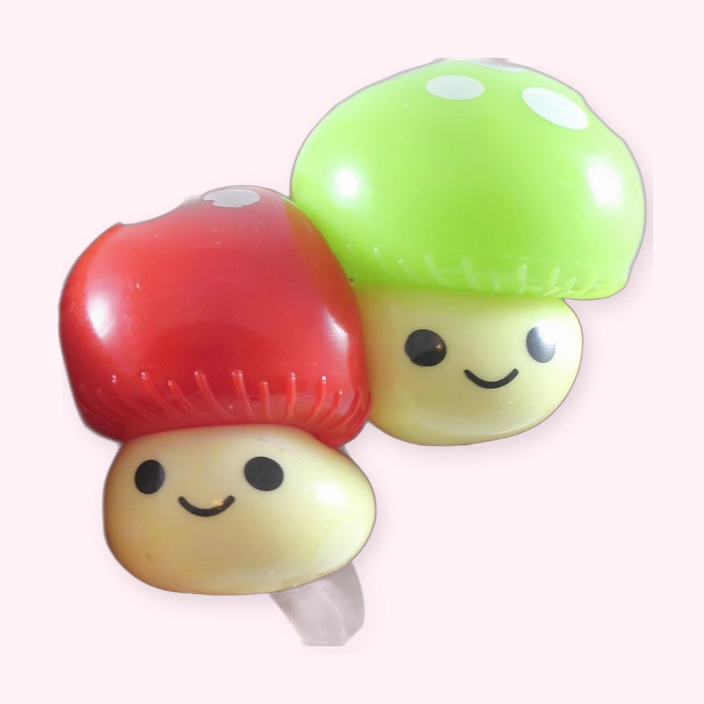 Splat-Back Mushroom Squishy Water Balls, Set of 2 Stress Toys