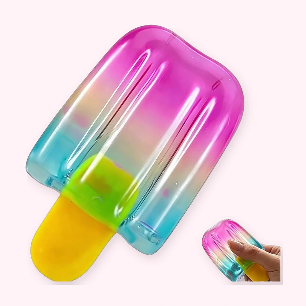 Squeeze Ice Cream Squishy Popsicle Toy for Busy Hands