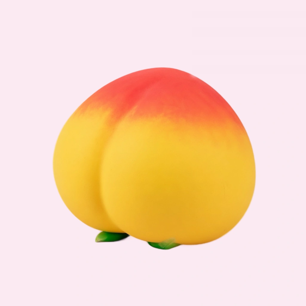 Stretchy Peach Squishy Soft Squeeze Sensory Fidget Toy